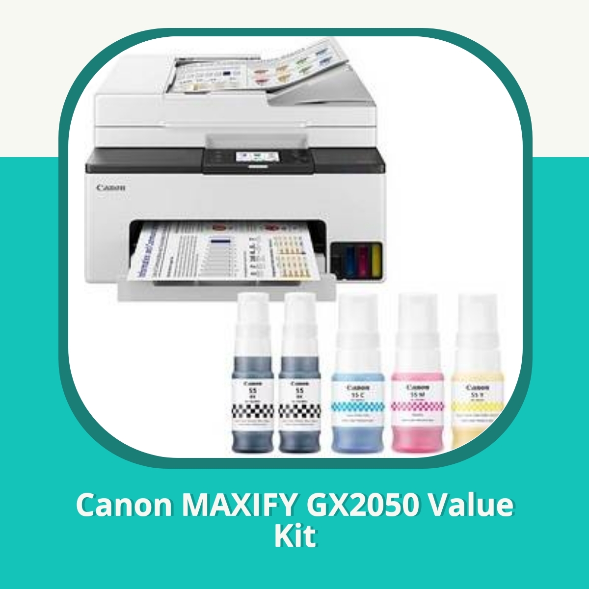 Anmeldelse af Canon MAXIFY GX2050 Value Kit
