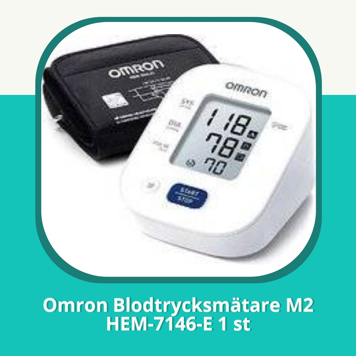 Recension af Omron Blodtrycksmätare M2 HEM-7146-E 1 st