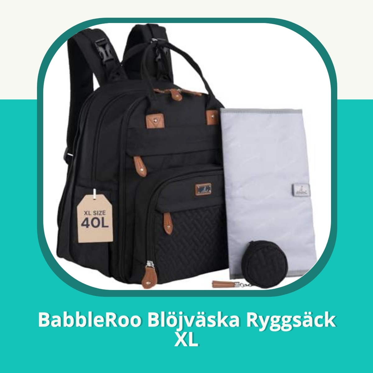 Recension af BabbleRoo Blöjväska Ryggsäck XL