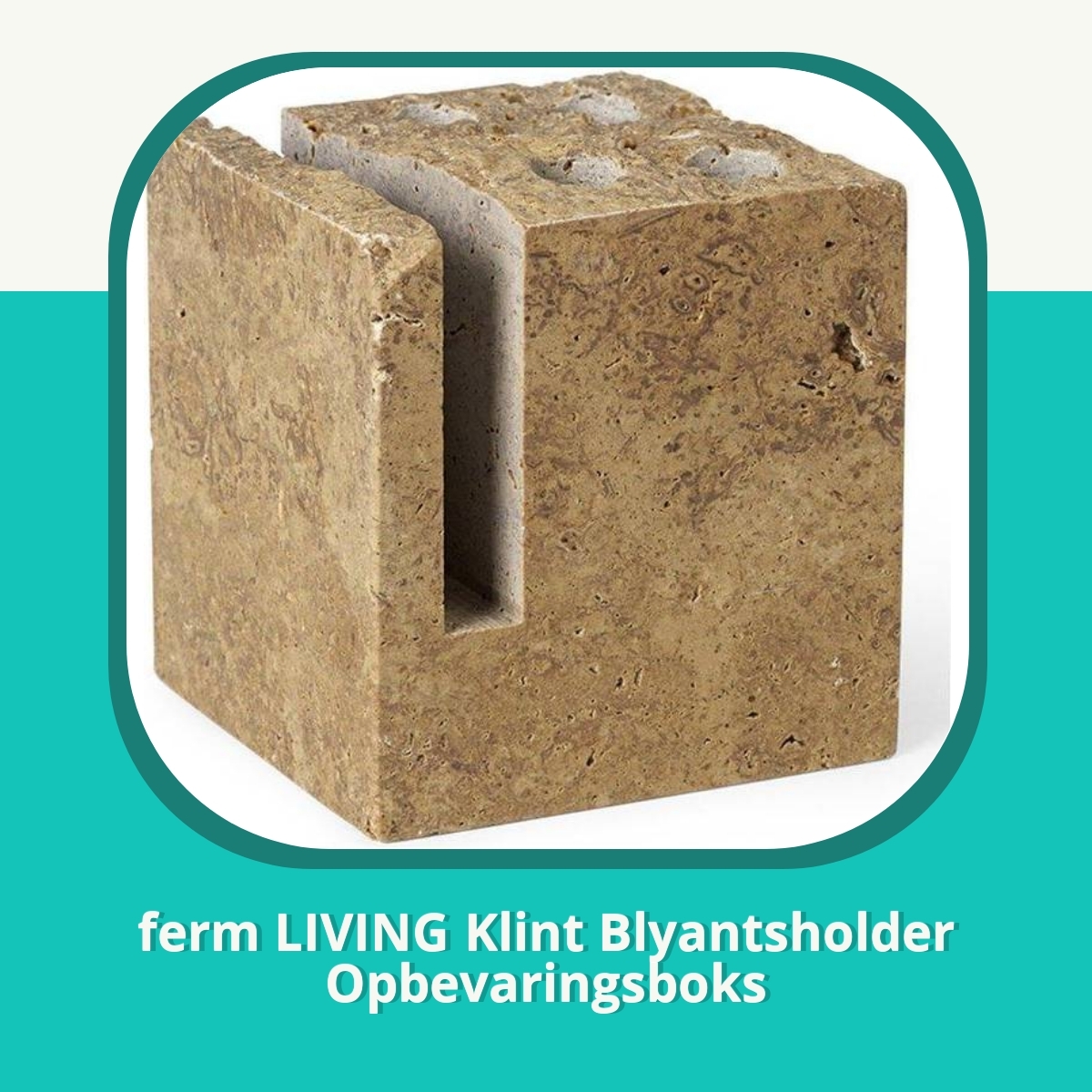 Anmeldelse af ferm LIVING Klint Blyantsholder Opbevaringsboks