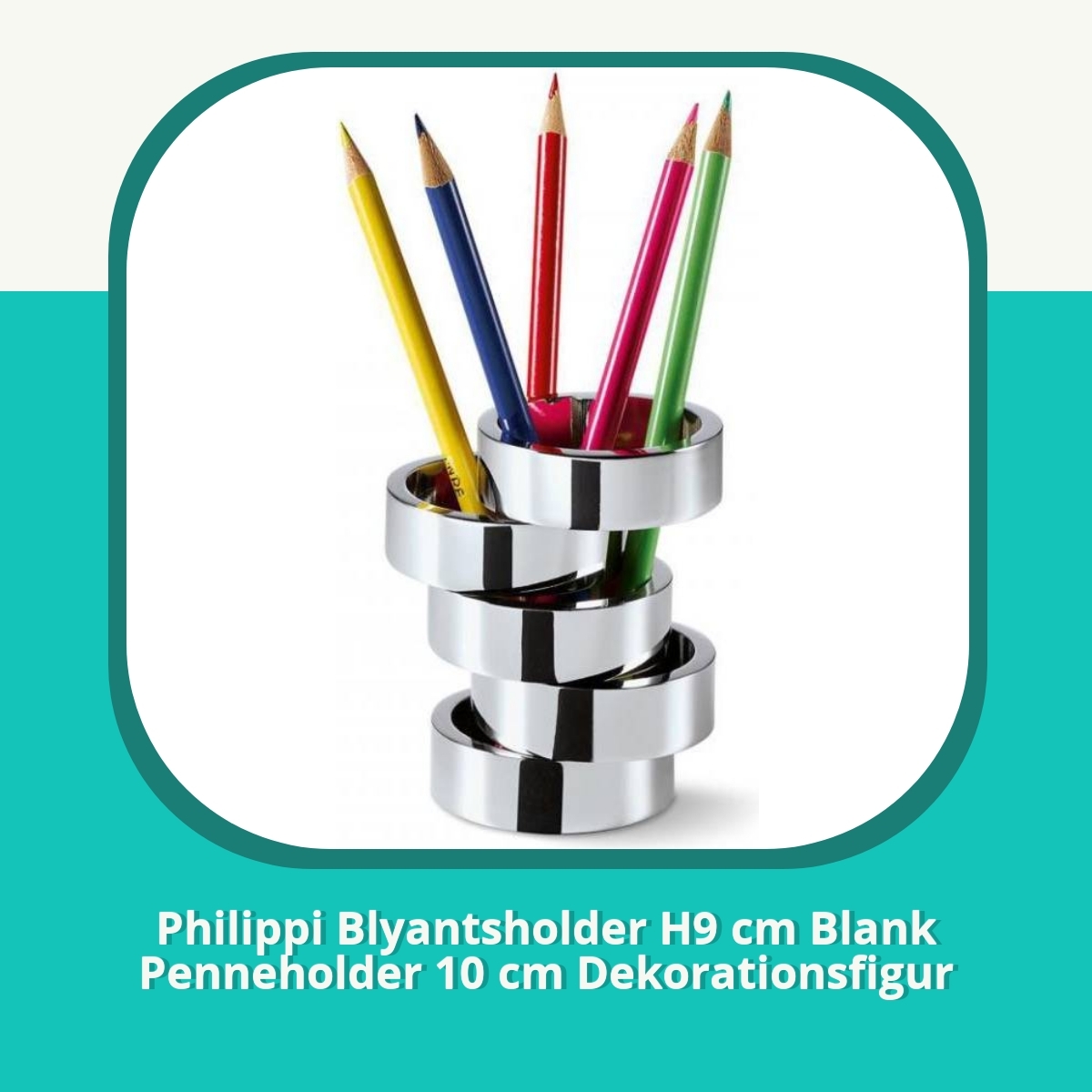 Anmeldelse af Philippi Blyantsholder H9 cm Blank Penneholder 10 cm Dekorationsfigur
