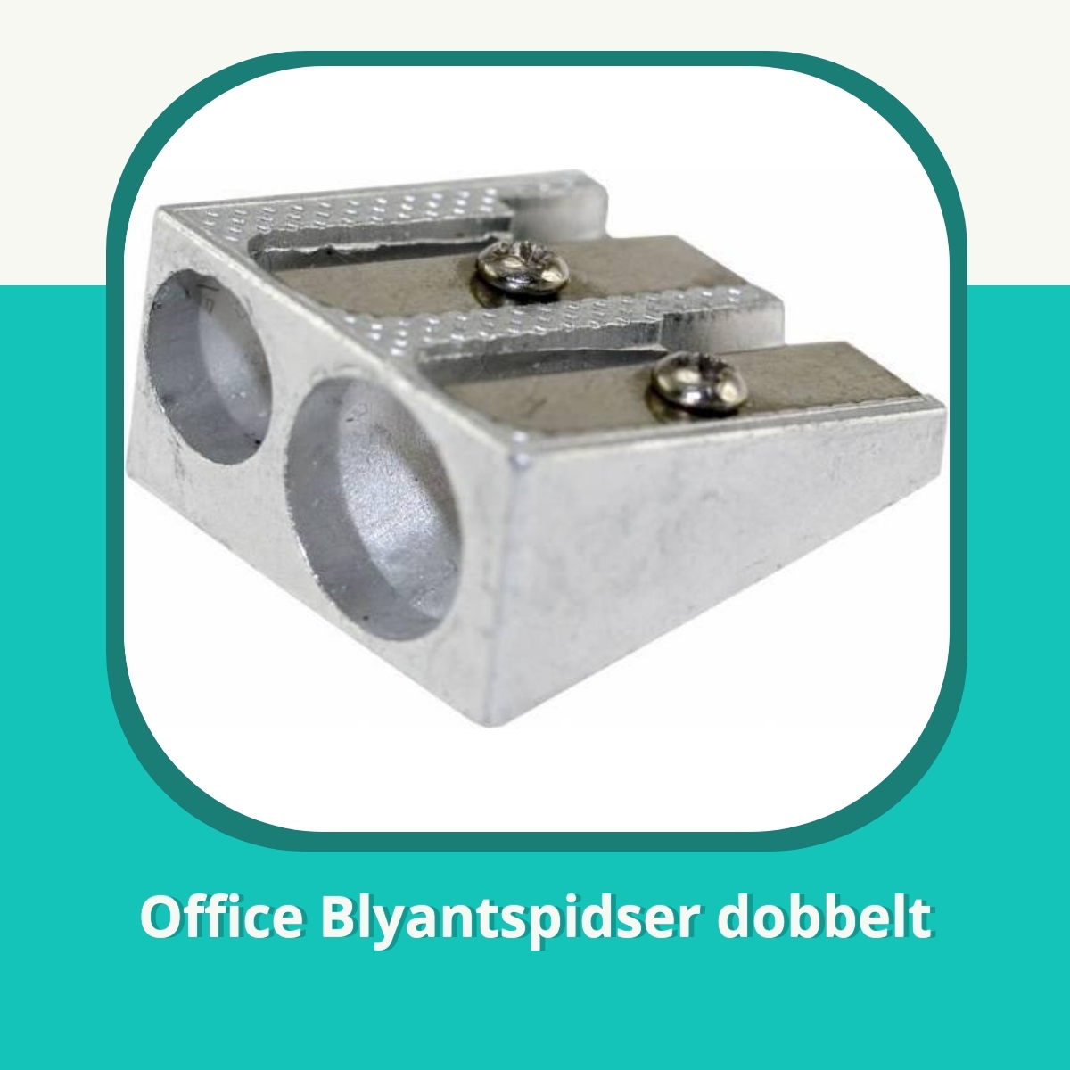 Anmeldelse af Office Blyantspidser dobbelt