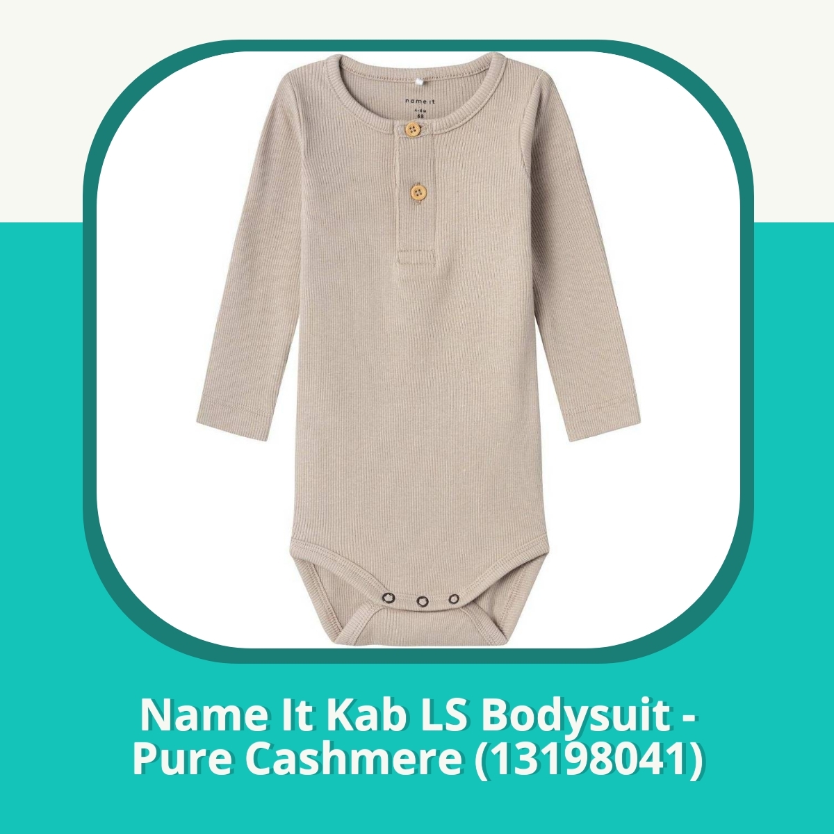 Anmeldelse af Name It Kab LS Bodysuit - Pure Cashmere (13198041)
