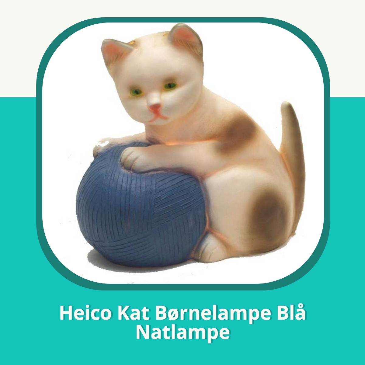 Anmeldelse af Heico Kat Børnelampe Blå Natlampe