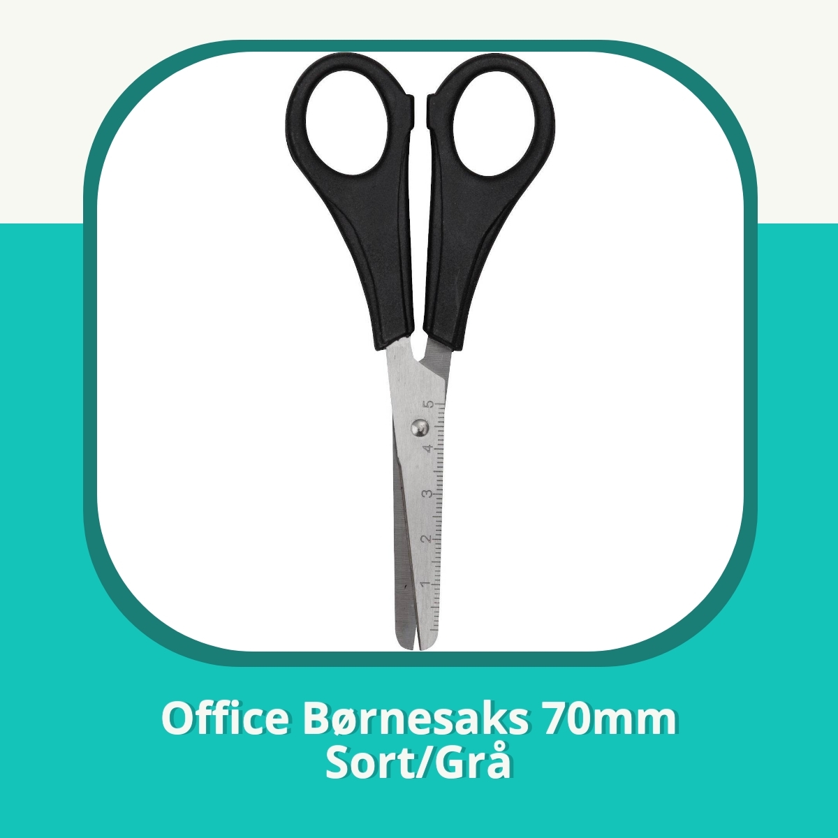Anmeldelse af Office Børnesaks 70mm Sort/Grå