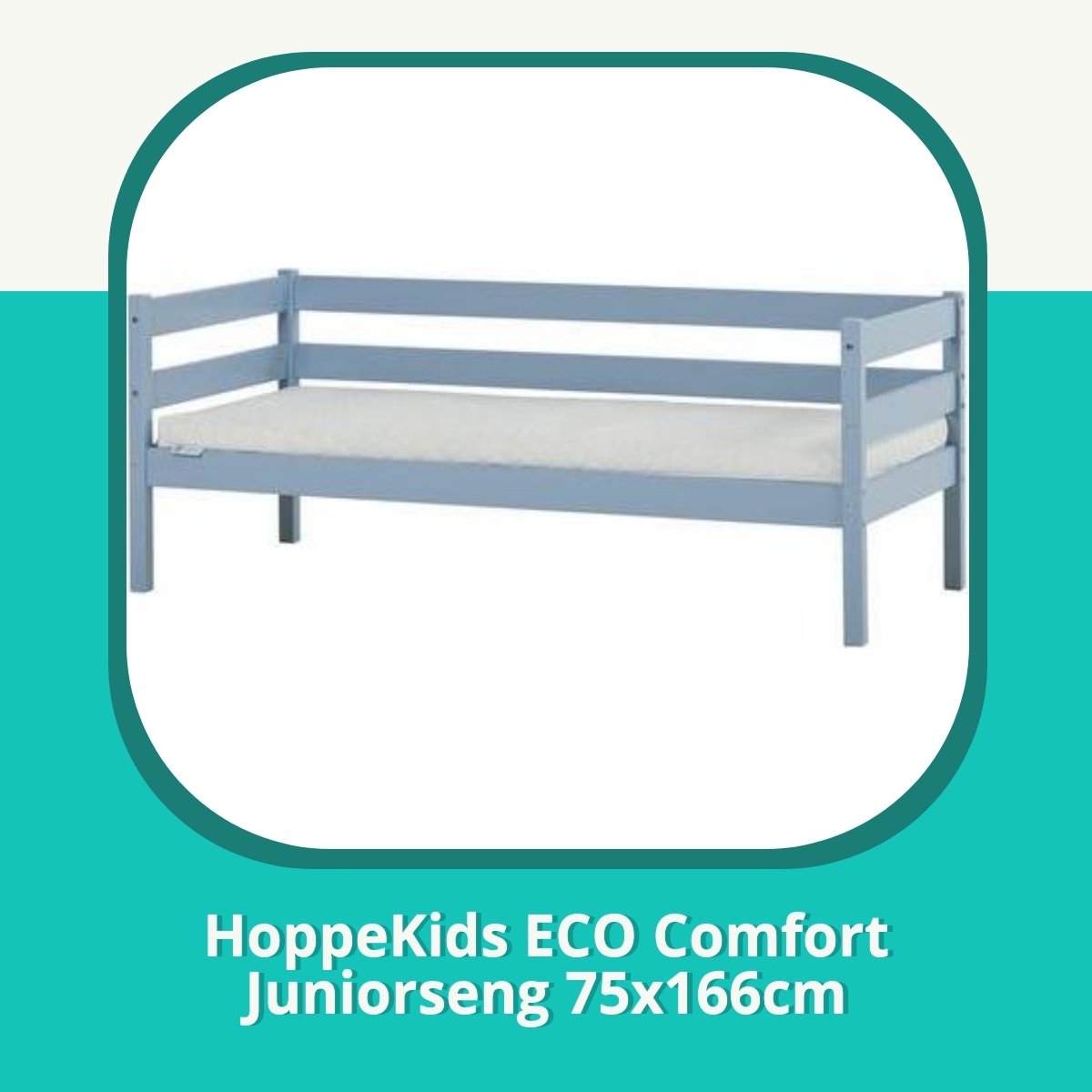 Anmeldelse af HoppeKids ECO Comfort Juniorseng 75x166cm