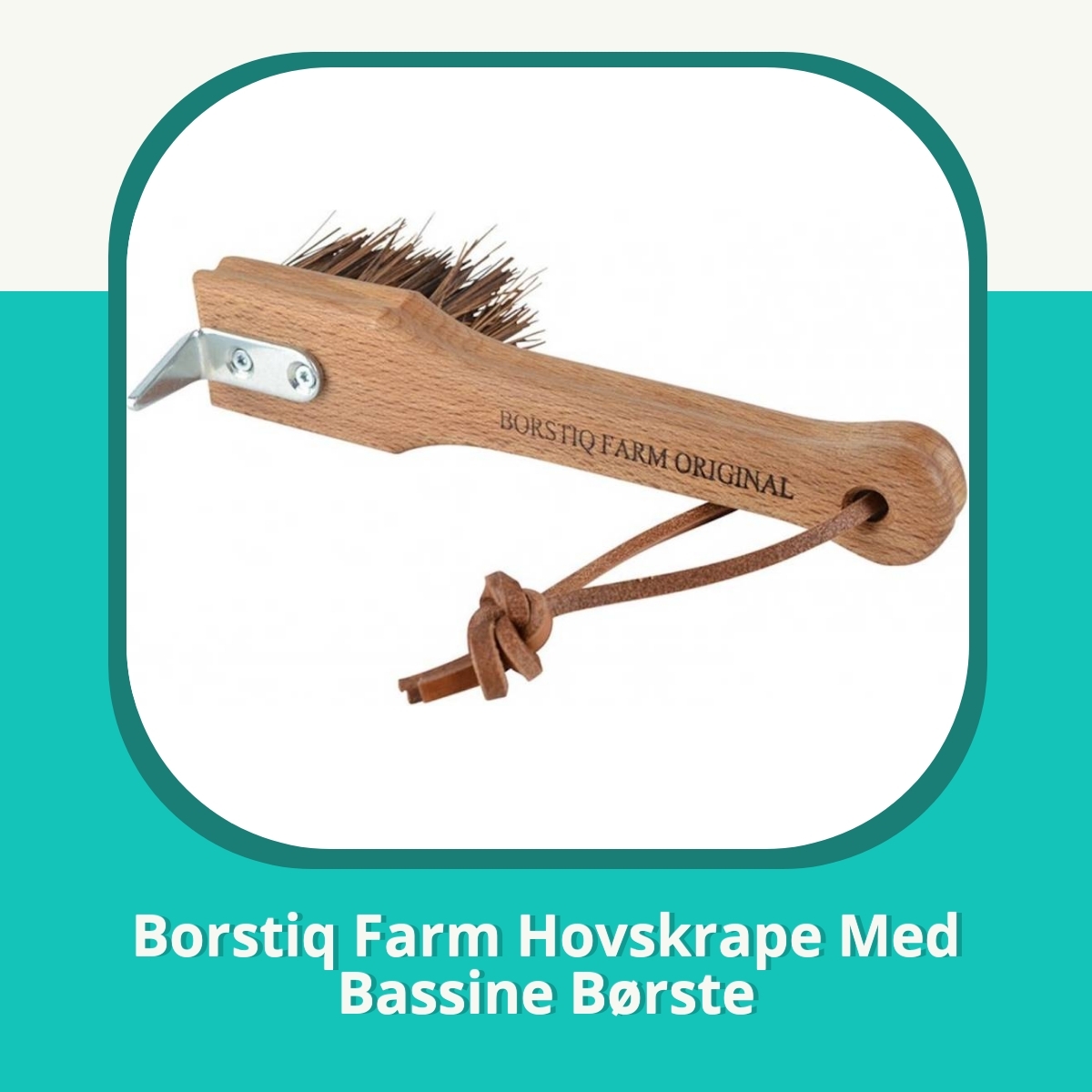 Anmeldelse Borstiq Farm Hovskrape Med Bassine Børste