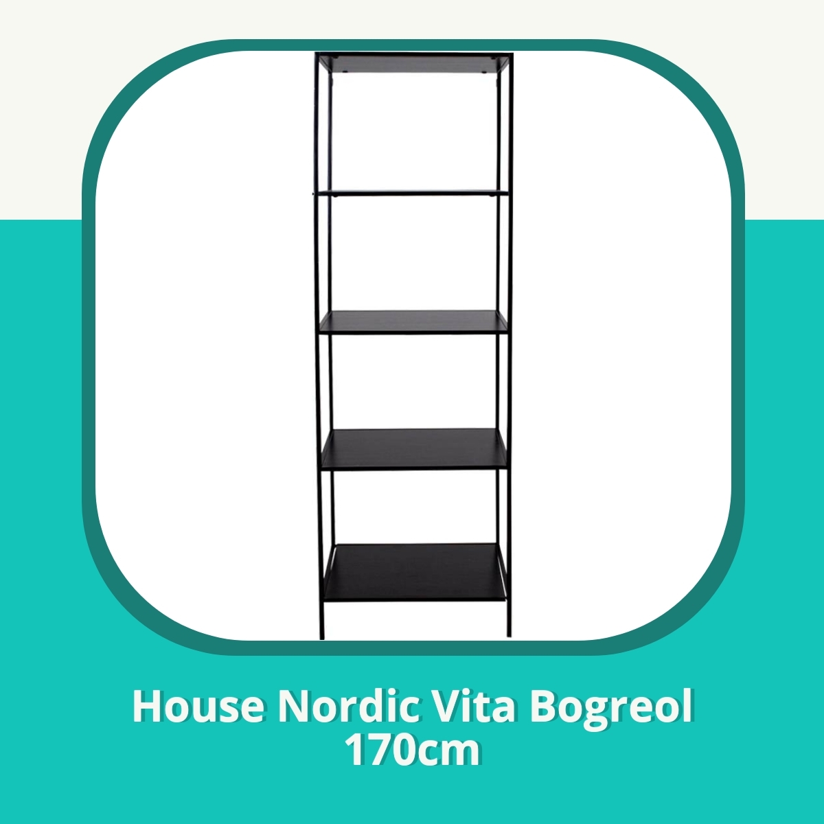 Anmeldelse af House Nordic Vita Bogreol 170cm