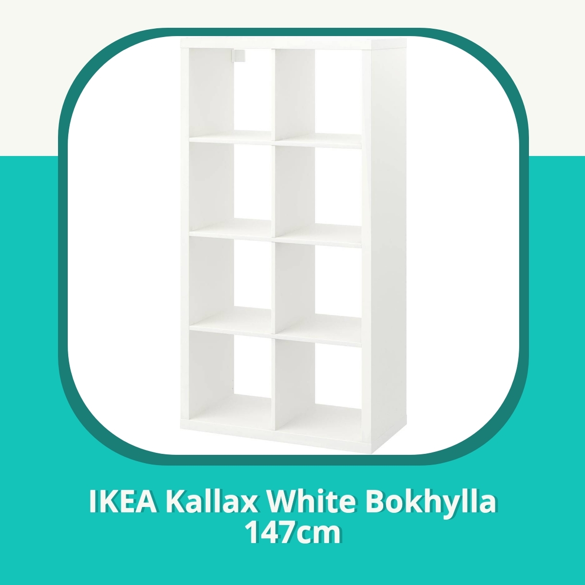 Recension af IKEA Kallax White Bokhylla 147cm