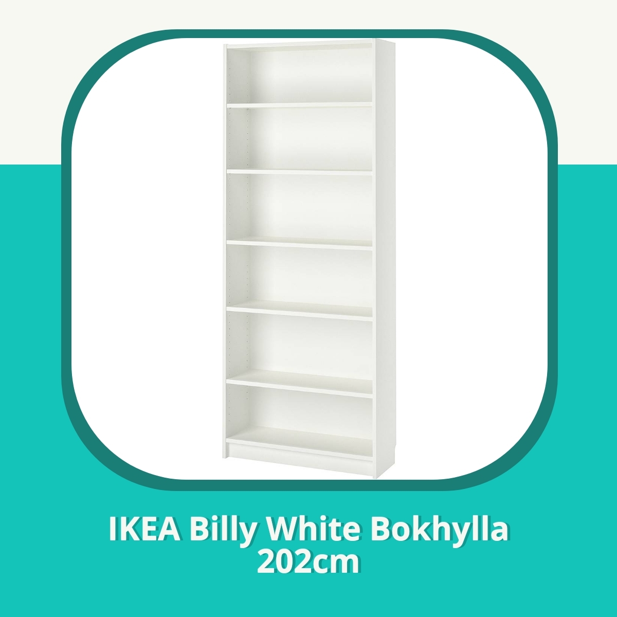 Recension IKEA Billy White Bokhylla 202cm