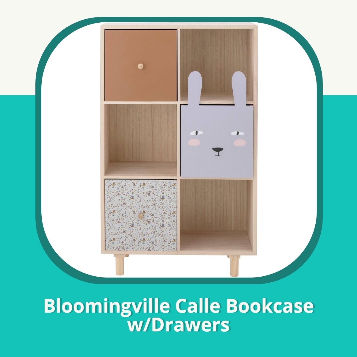 Anmeldelse af Bloomingville Calle Bookcase w/Drawers