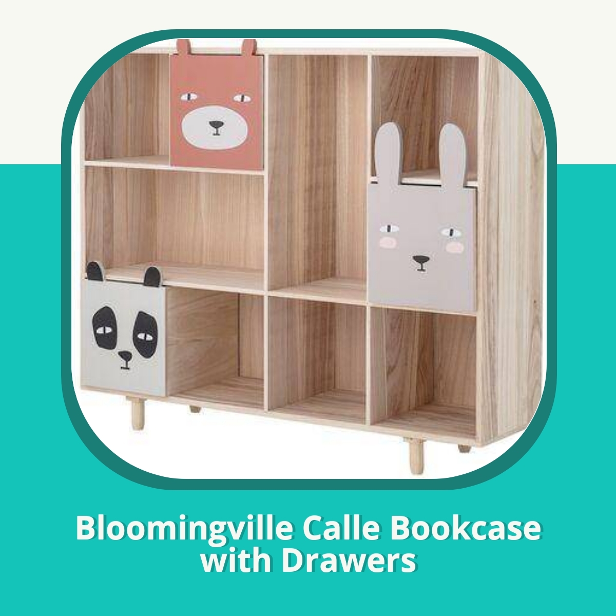 Anmeldelse Bloomingville Calle Bookcase with Drawers