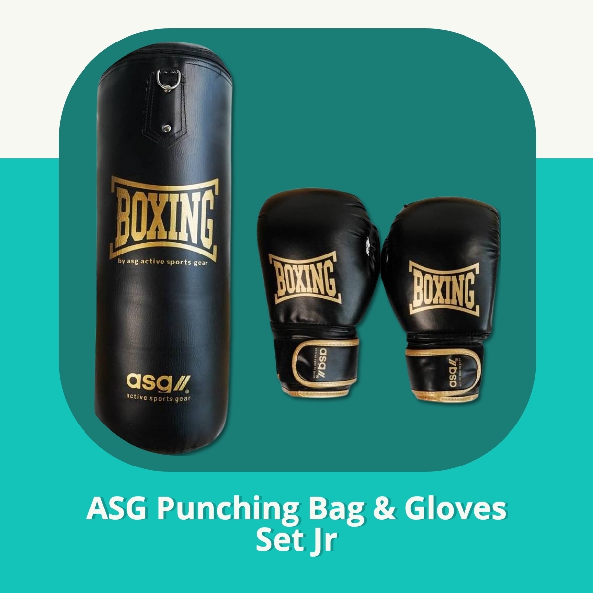Anmeldelse af ASG Punching Bag & Gloves Set Jr