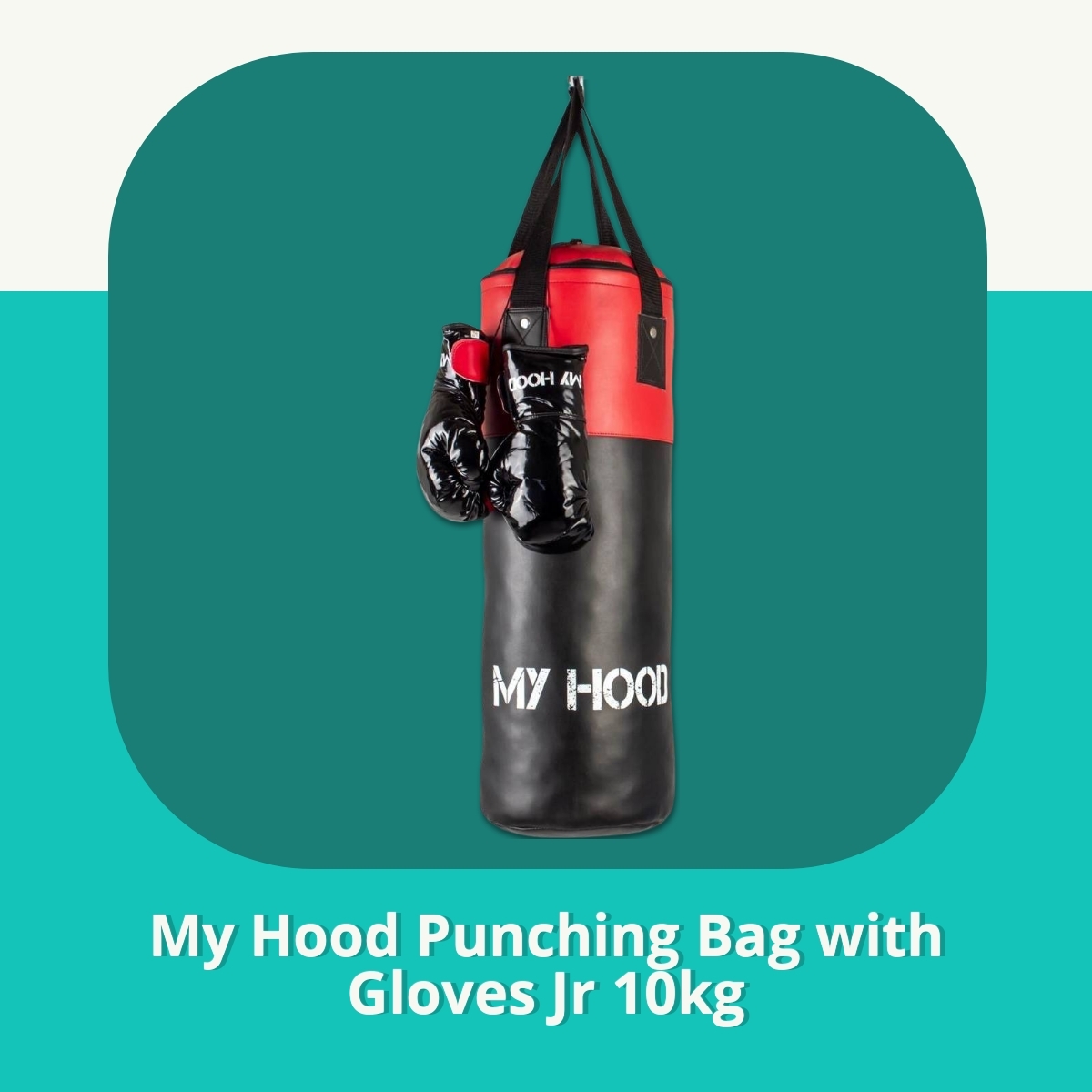 Anmeldelse af My Hood Punching Bag with Gloves Jr 10kg