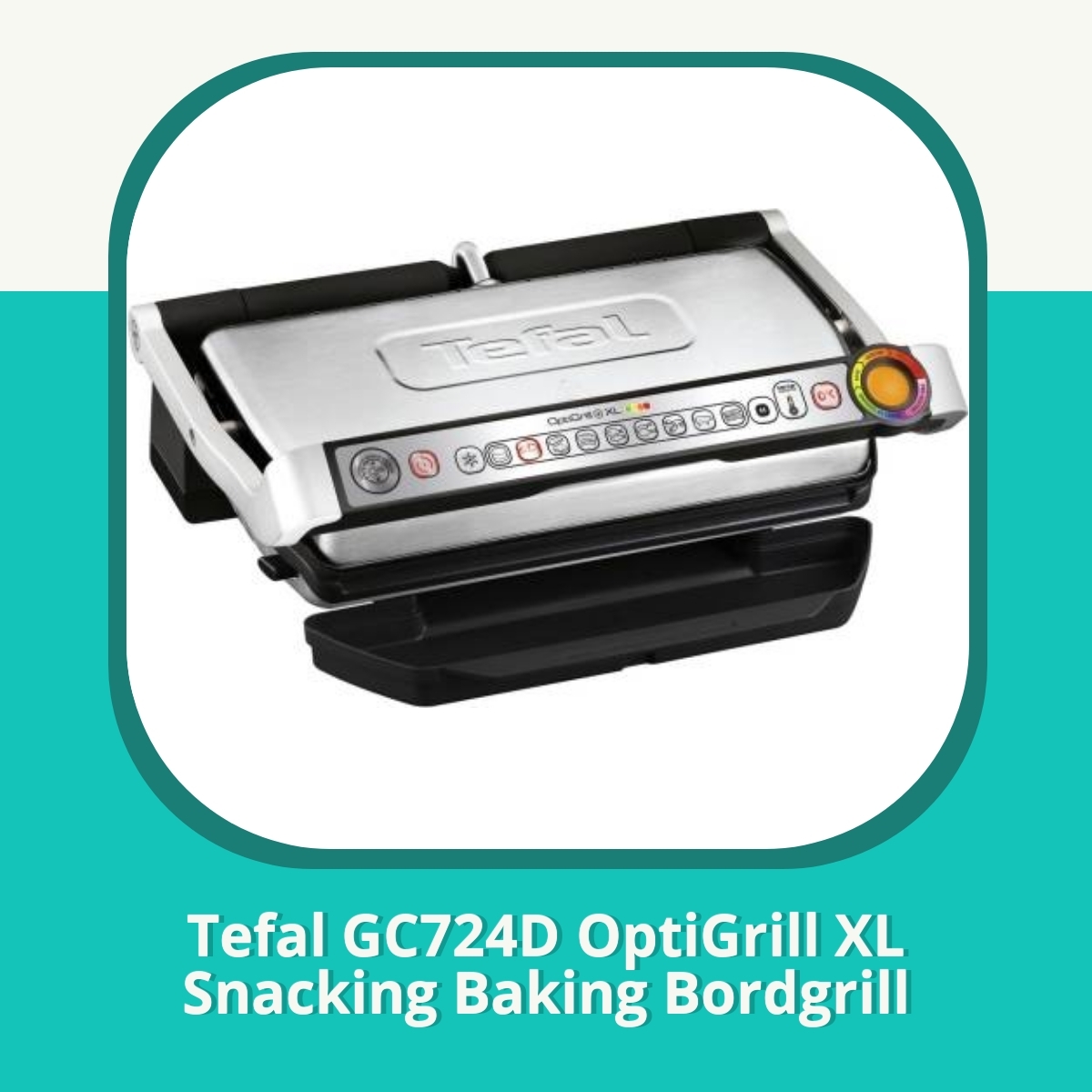 Anmeldelse af Tefal GC724D OptiGrill XL Snacking Baking Bordgrill