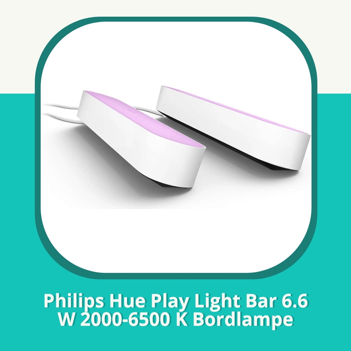 Anmeldelse af Philips Hue Play Light Bar 6.6 W 2000-6500 K Bordlampe