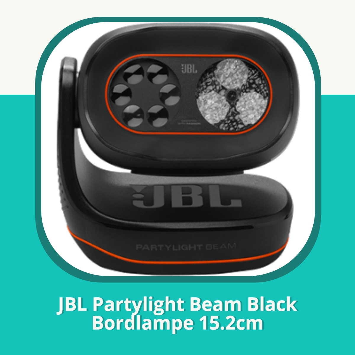 Anmeldelse af JBL Partylight Beam Black Bordlampe 15.2cm