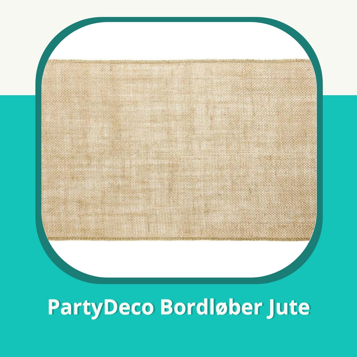 Anmeldelse af PartyDeco Bordløber Jute
