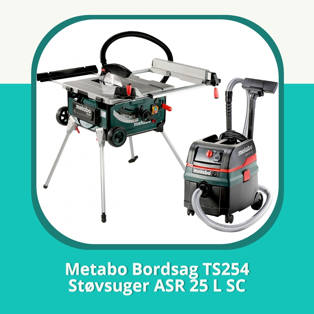Anmeldelse af Metabo Bordsag TS254 Støvsuger ASR 25 L SC