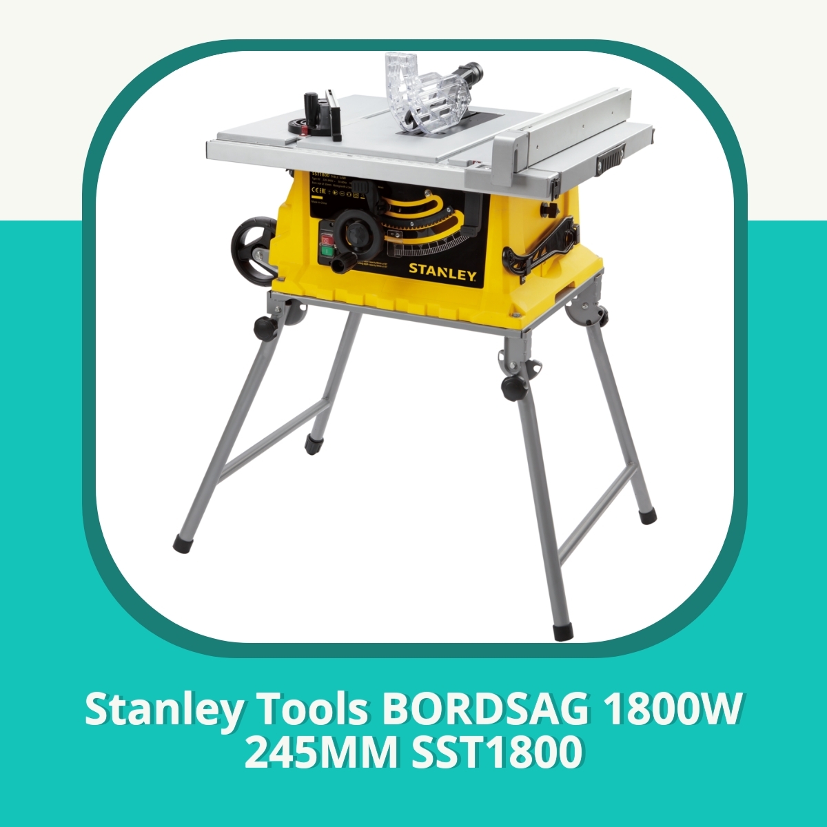 Anmeldelse af Stanley Tools BORDSAG 1800W 245MM SST1800