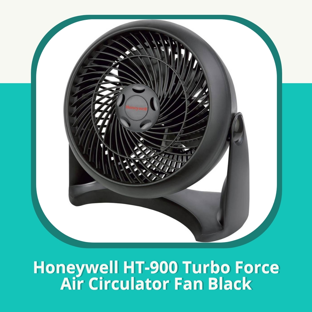 Recension Honeywell HT-900 Turbo Force Air Circulator Fan Black