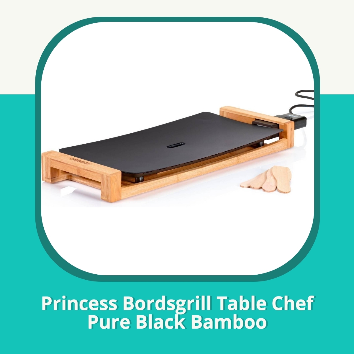 Recension af Princess Bordsgrill Table Chef Pure Black Bamboo