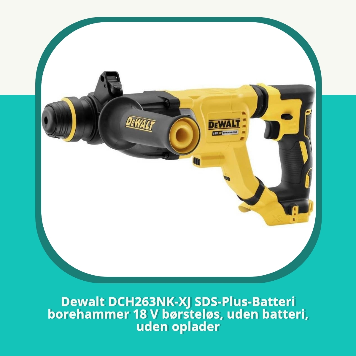 Anmeldelse af Dewalt DCH263NK-XJ SDS-Plus-Batteri borehammer 18 V børsteløs, uden batteri, uden oplader