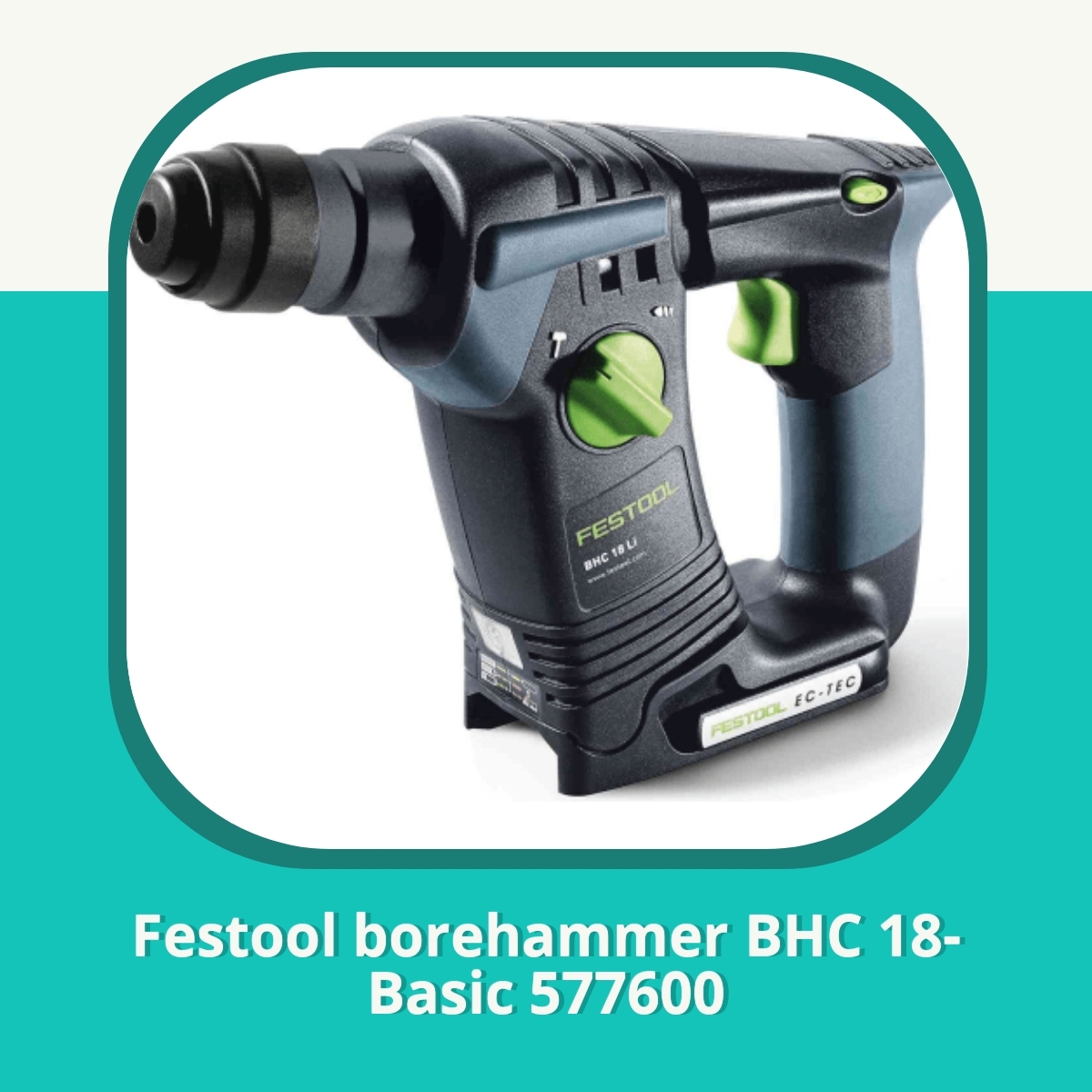Anmeldelse af Festool borehammer BHC 18-Basic 577600