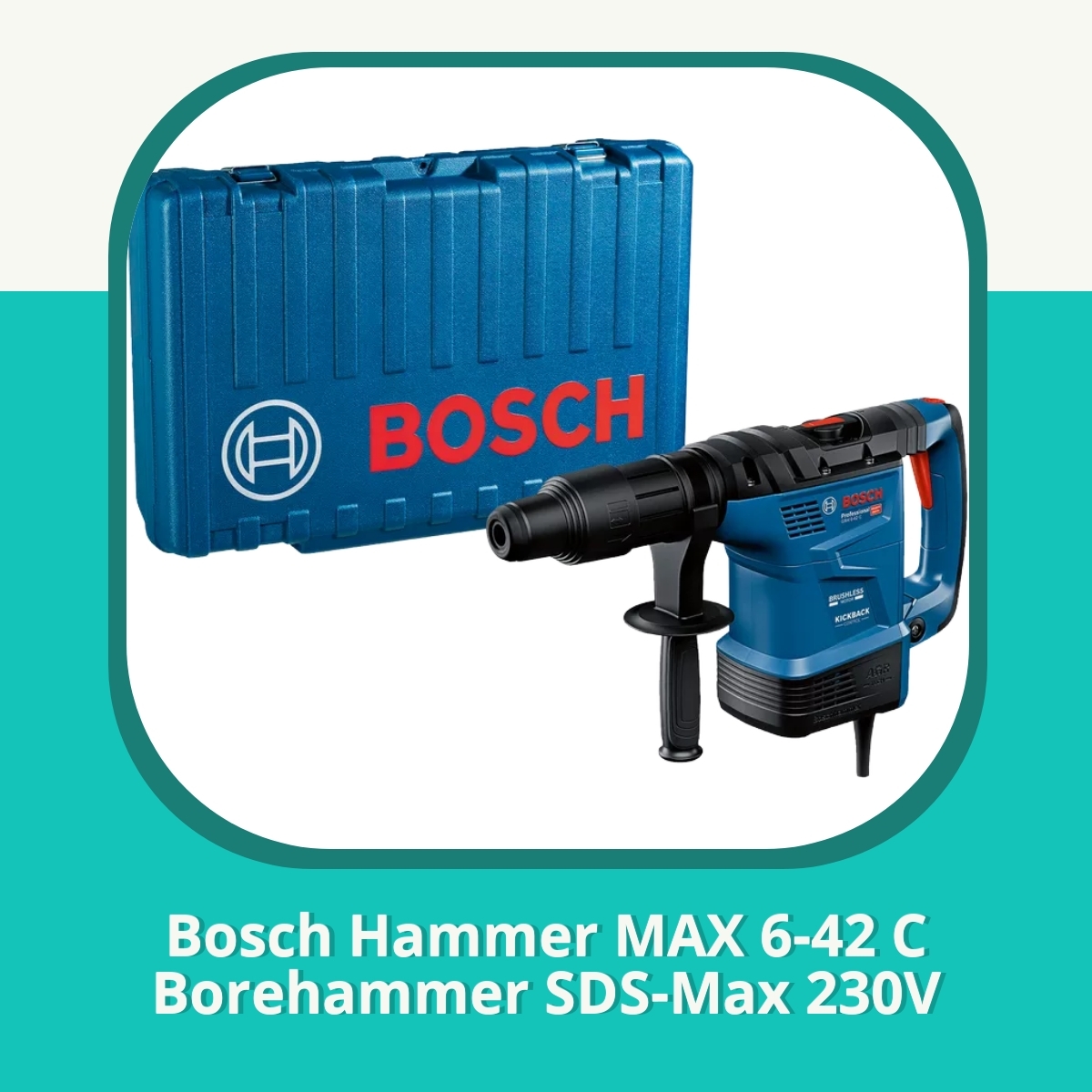 Anmeldelse af Bosch Hammer MAX 6-42 C Borehammer SDS-Max 230V