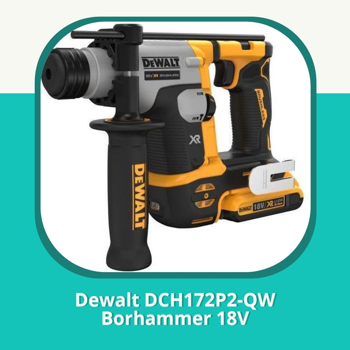 Anmeldelse af Dewalt DCH172P2-QW Borhammer 18V