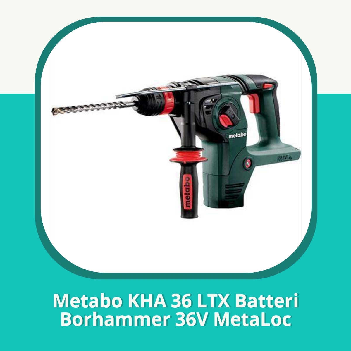 Anmeldelse af Metabo KHA 36 LTX Batteri Borhammer 36V MetaLoc