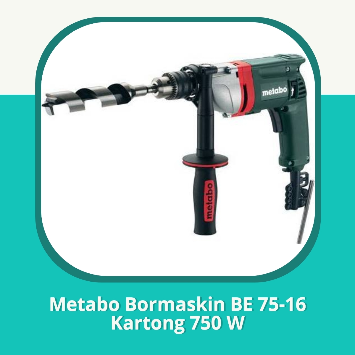 Anmeldelse Metabo Bormaskin BE 75-16 Kartong 750 W