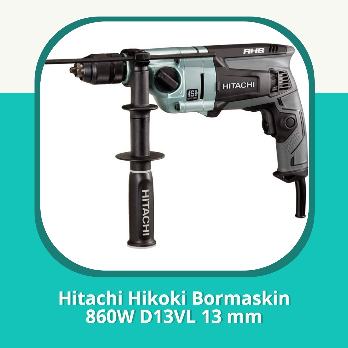 Anmeldelse af Hitachi Hikoki Bormaskin 860W D13VL 13 mm