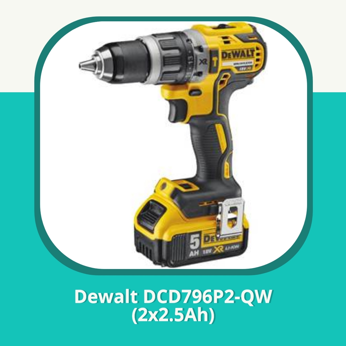 Recension af Dewalt DCD796P2-QW (2x2.5Ah)