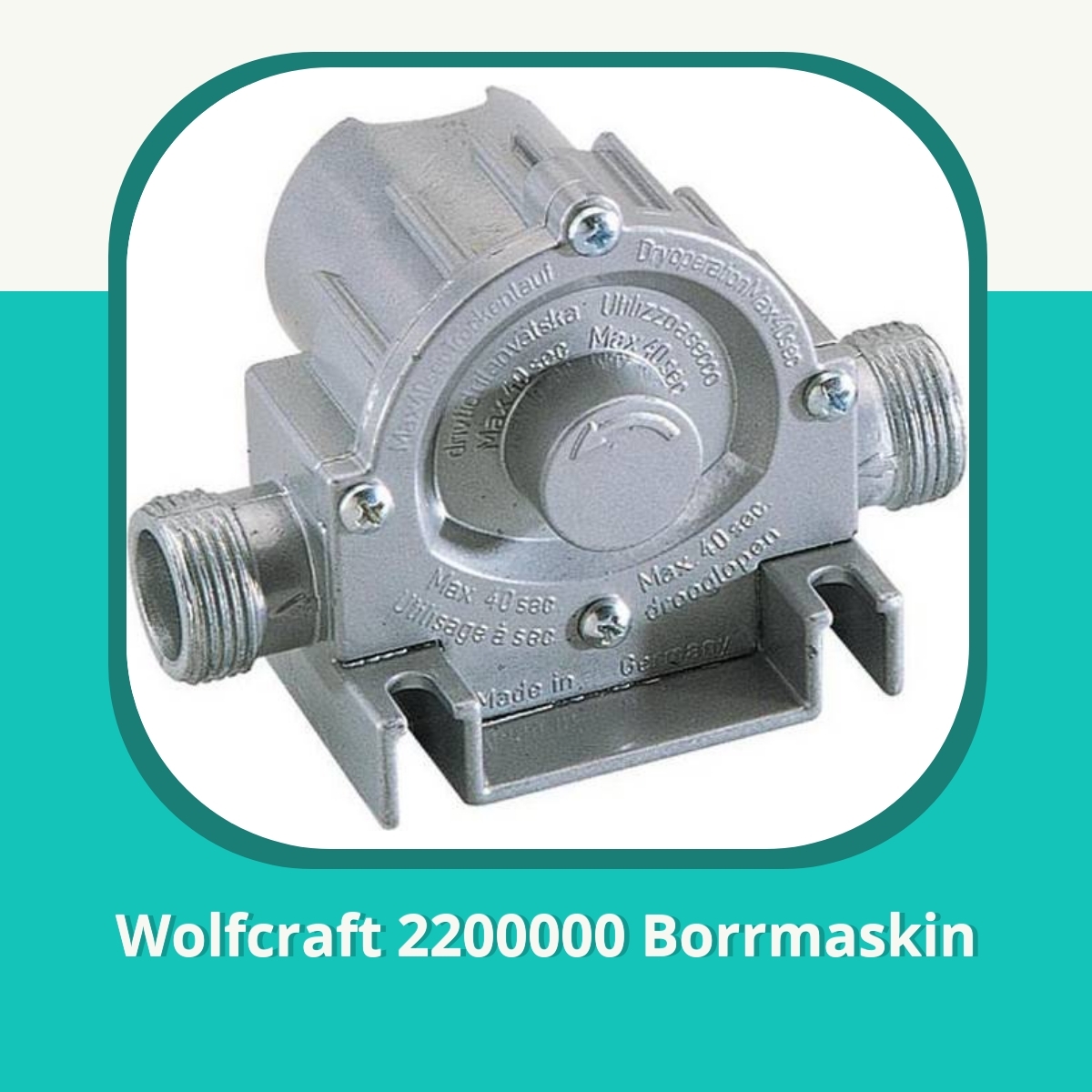 Recension Wolfcraft 2200000 Borrmaskin