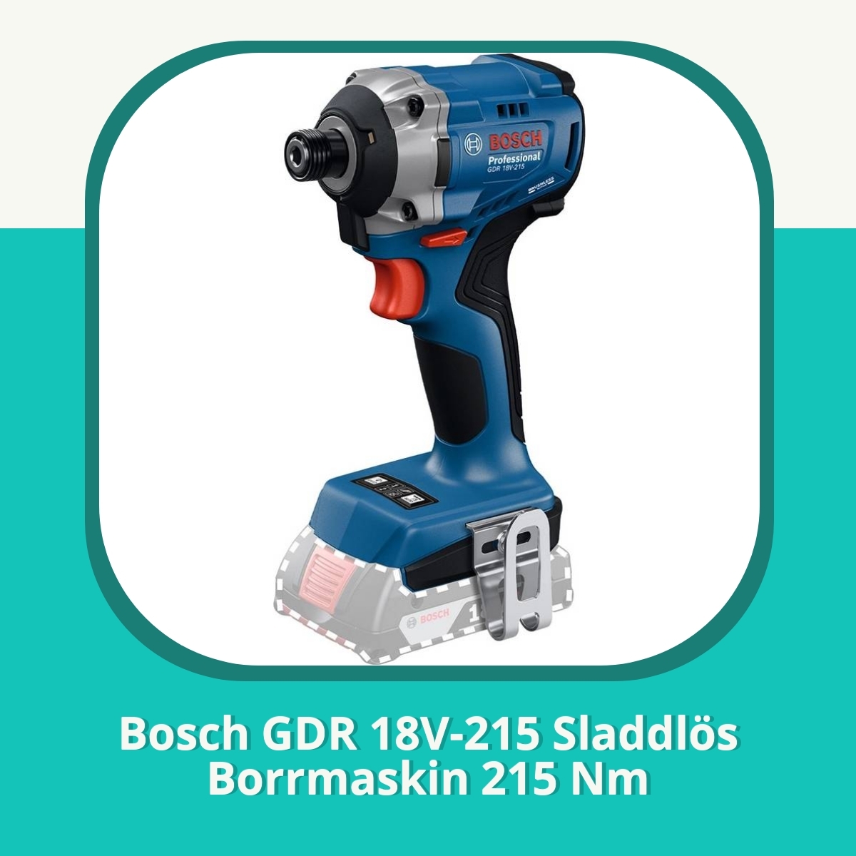 Recension af Bosch GDR 18V-215 Sladdlös Borrmaskin 215 Nm