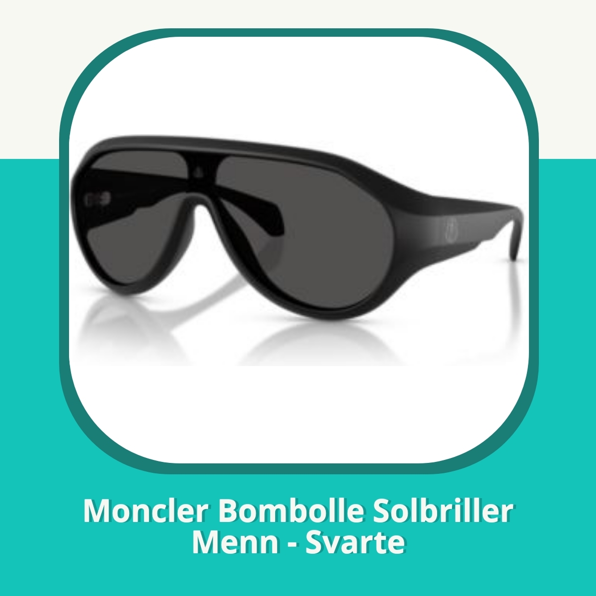 Anmeldelse af Moncler Bombolle Solbriller Menn - Svarte