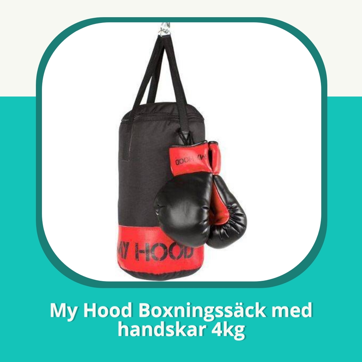 Recension af My Hood Boxningssäck med handskar 4kg