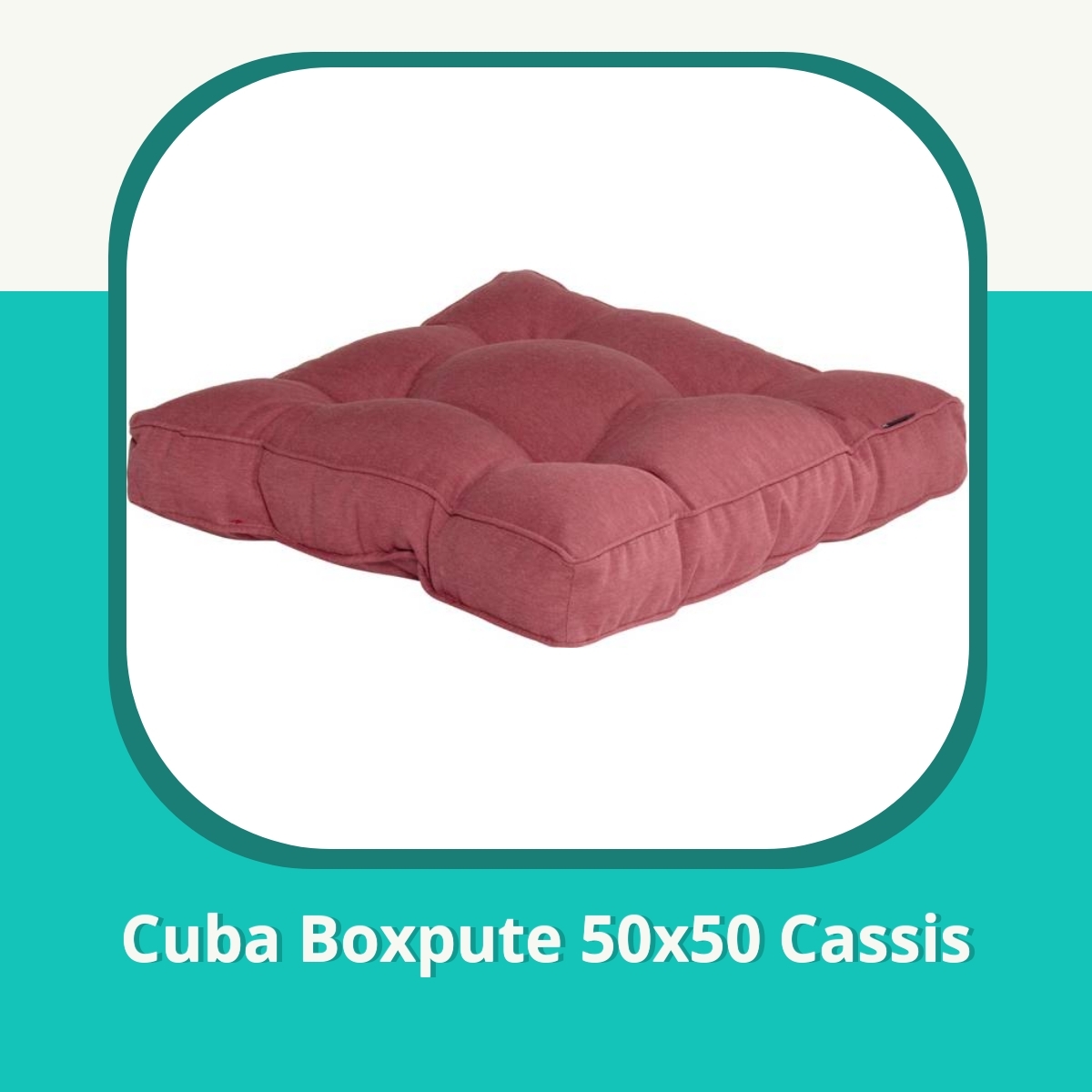 Anmeldelse af Cuba Boxpute 50x50 Cassis