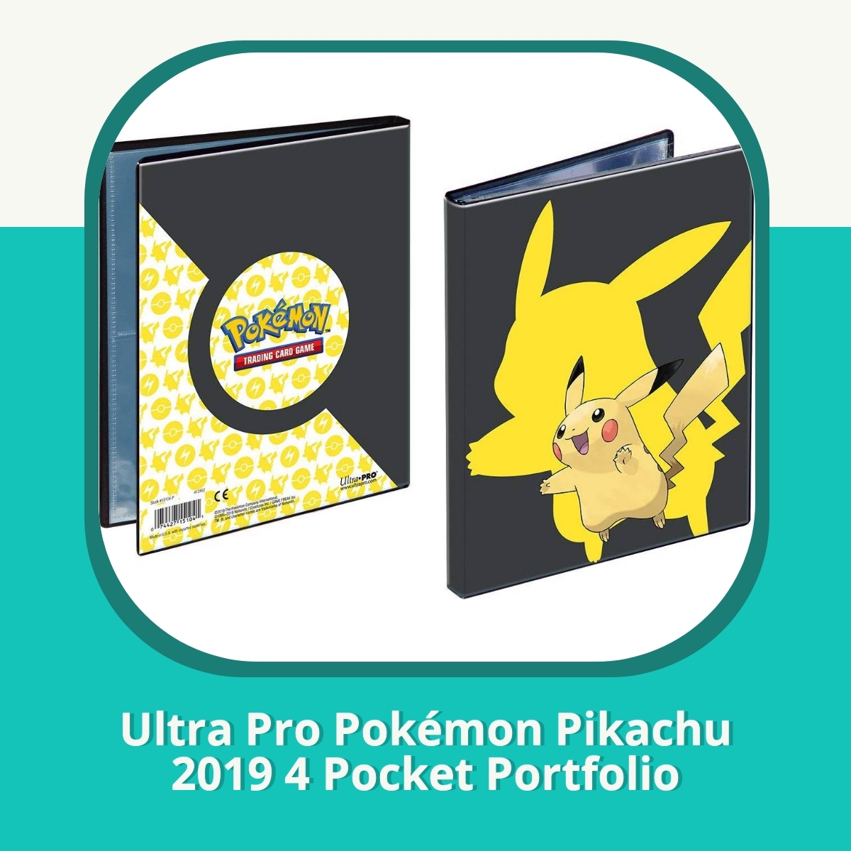 Anmeldelse af Ultra Pro Pokémon Pikachu 2019 4 Pocket Portfolio