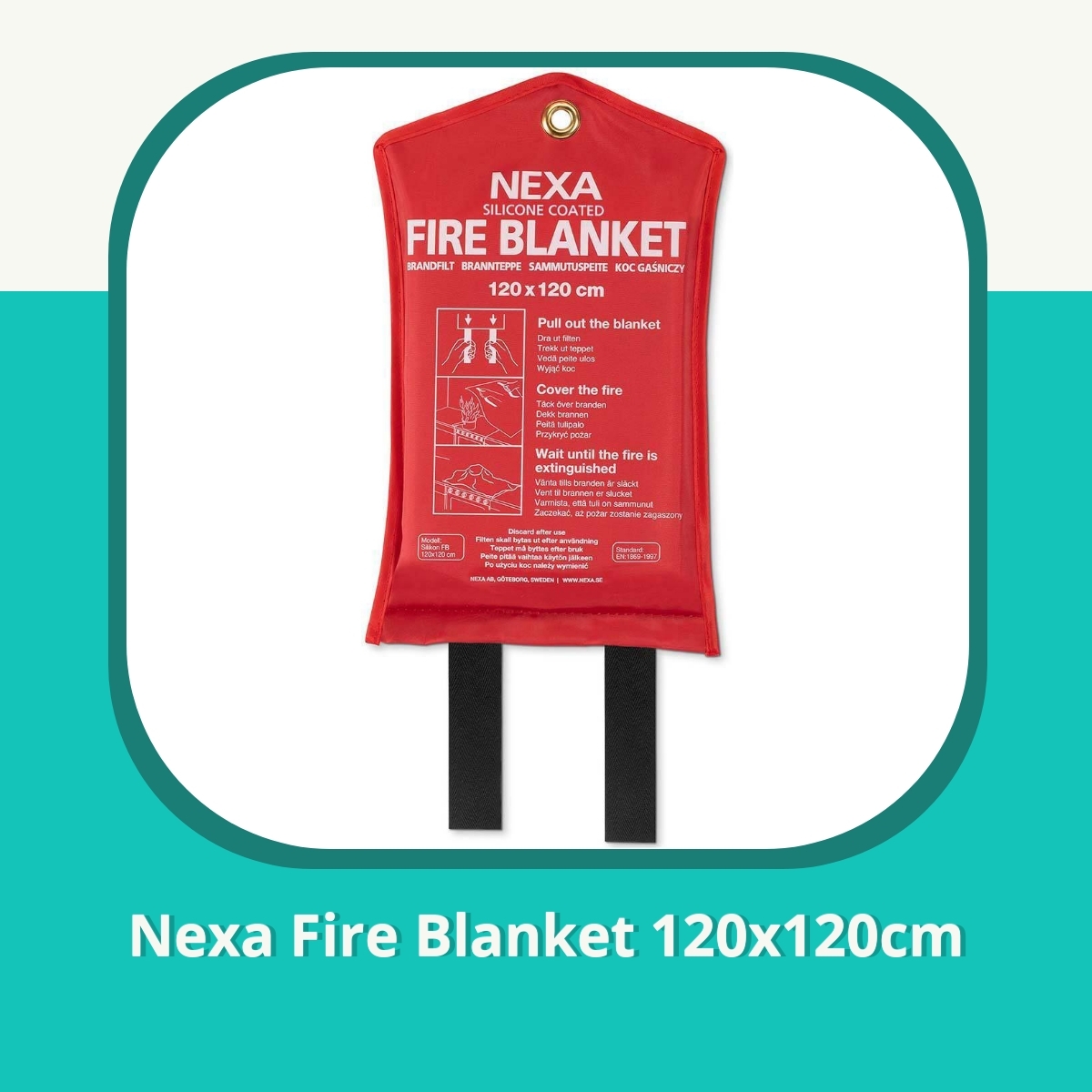 Anmeldelse Nexa Fire Blanket 120x120cm