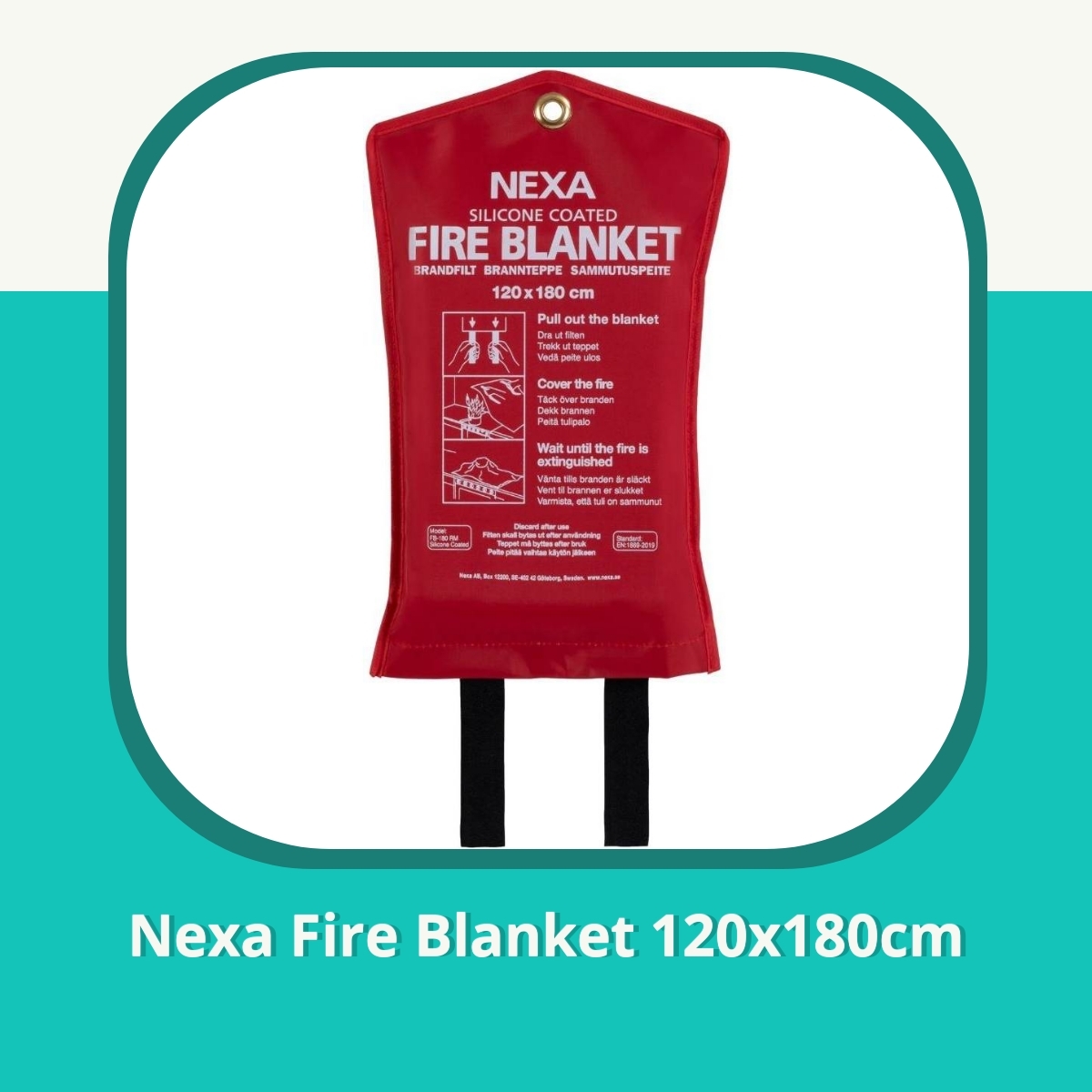 Anmeldelse af Nexa Fire Blanket 120x180cm