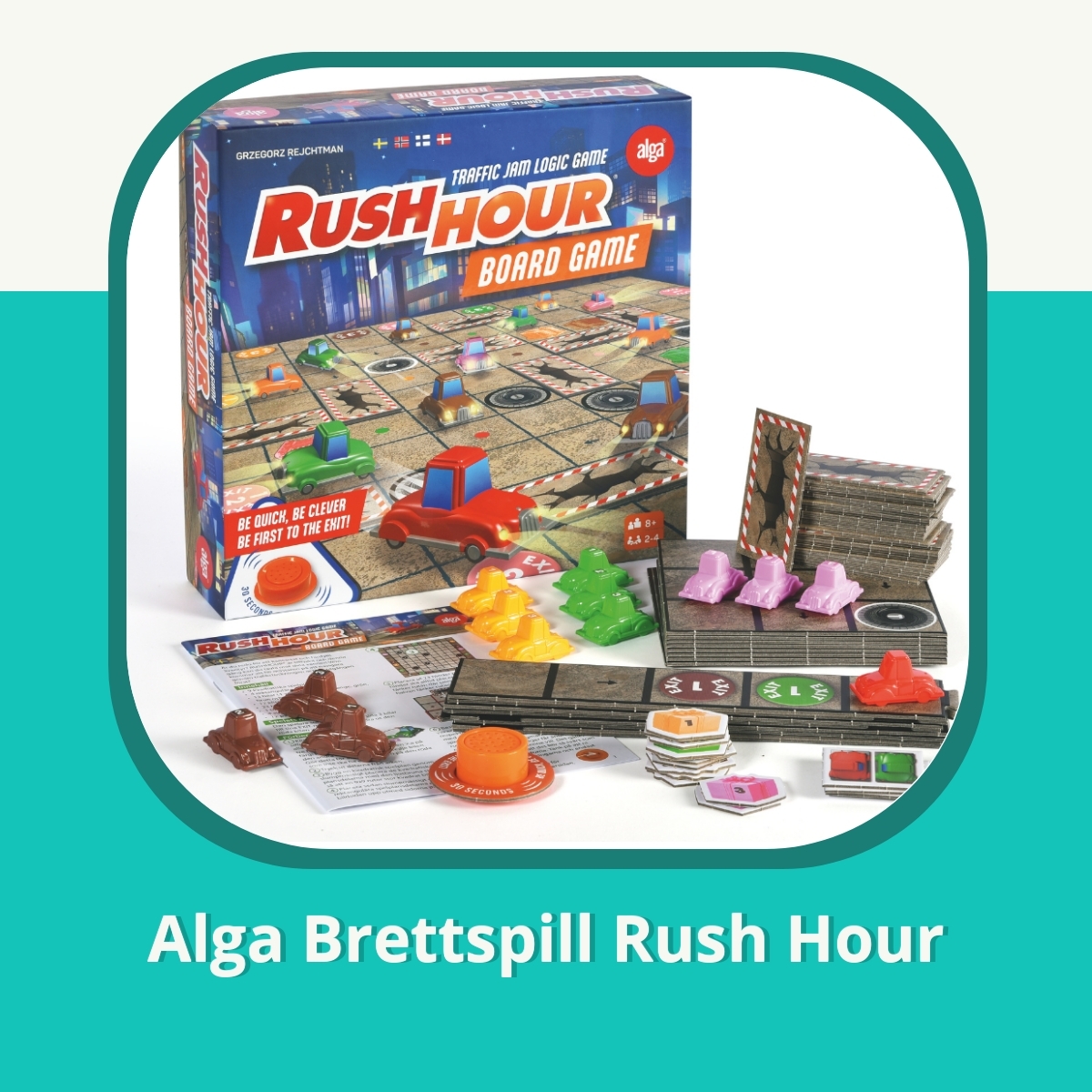 Anmeldelse af Alga Brettspill Rush Hour