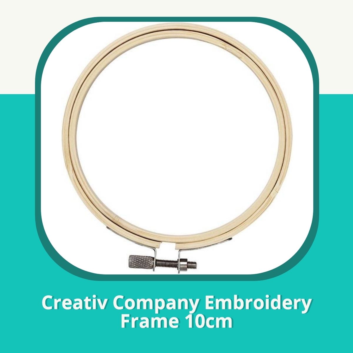 Anmeldelse af Creativ Company Embroidery Frame 10cm