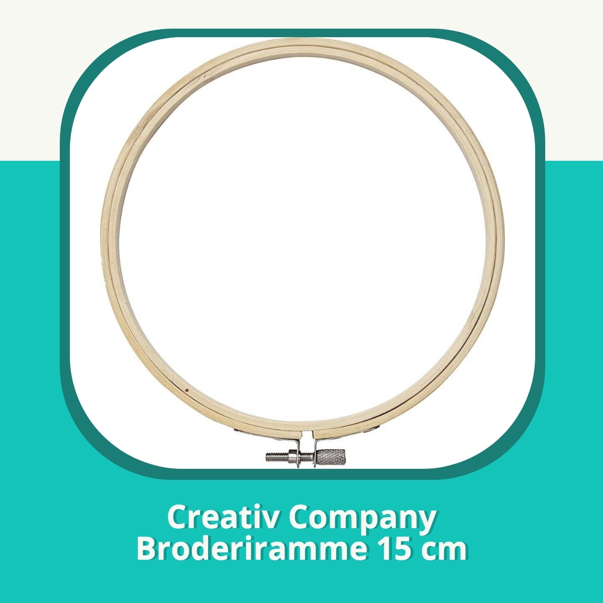 Anmeldelse af Creativ Company Broderiramme 15 cm