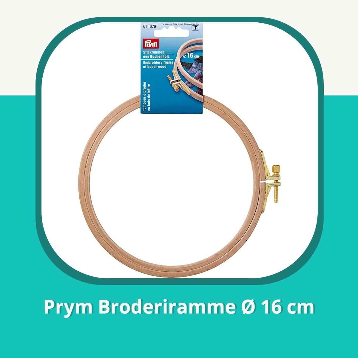 Anmeldelse af Prym Broderiramme Ø 16 cm