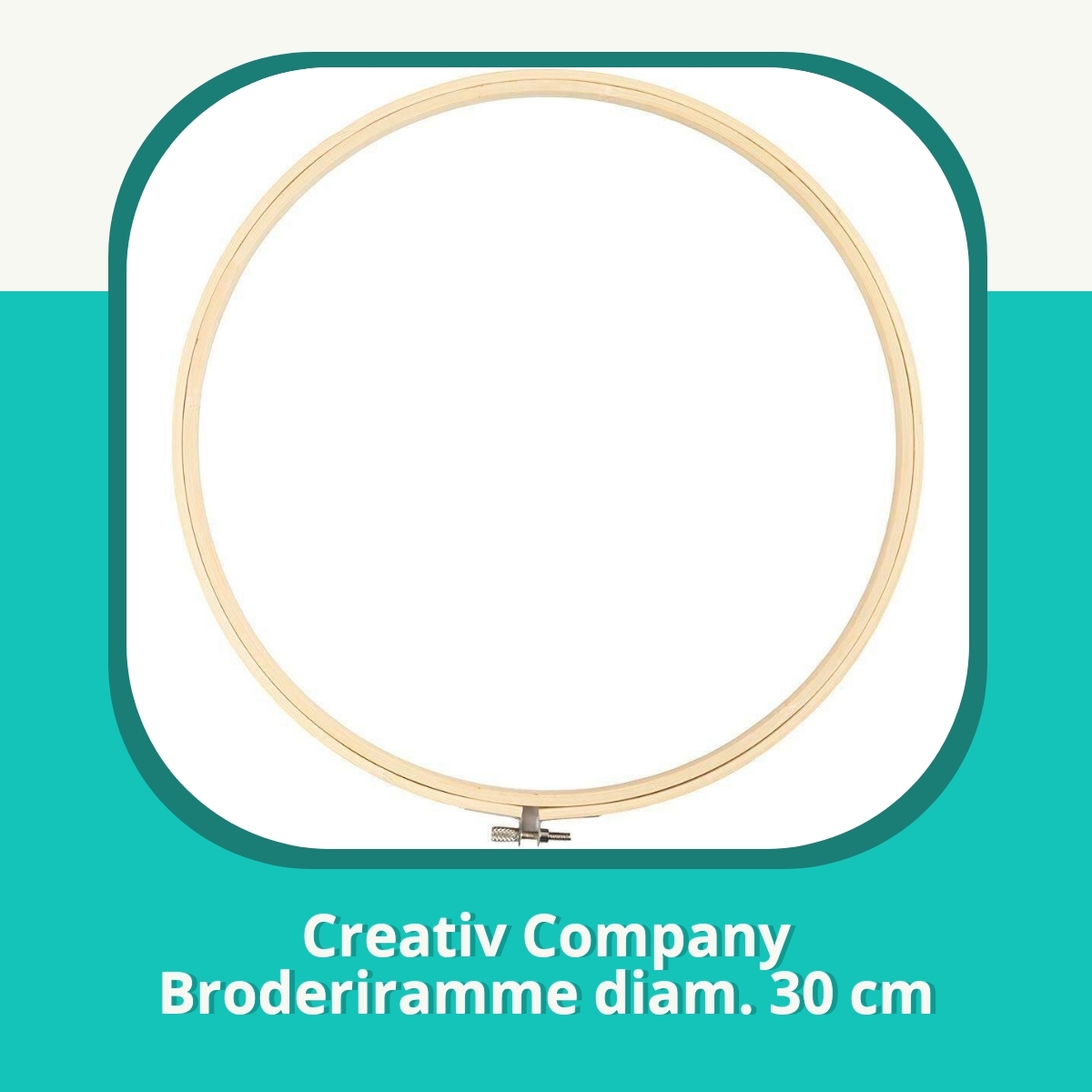 Anmeldelse af Creativ Company Broderiramme diam. 30 cm
