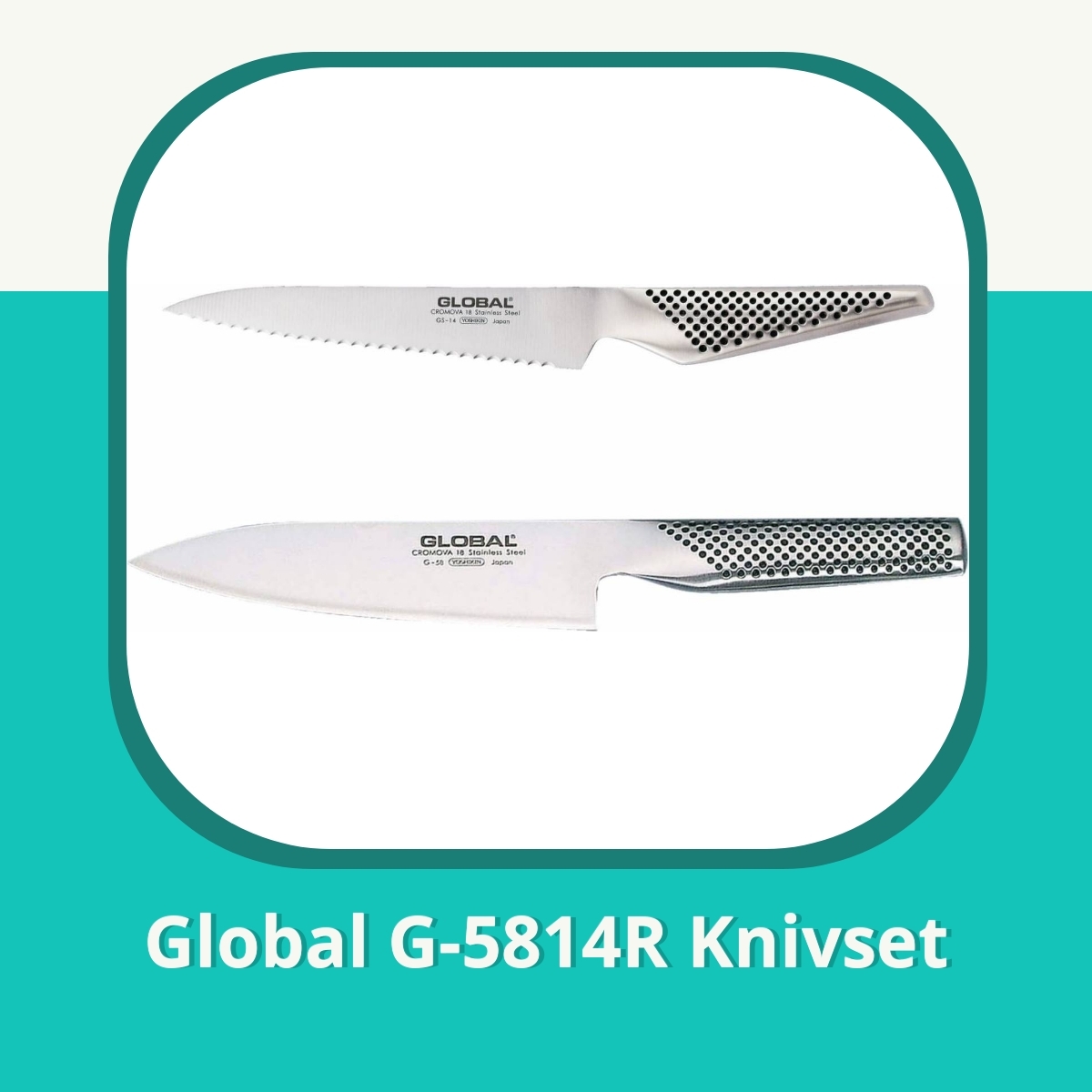 Recension Global G-5814R Knivset