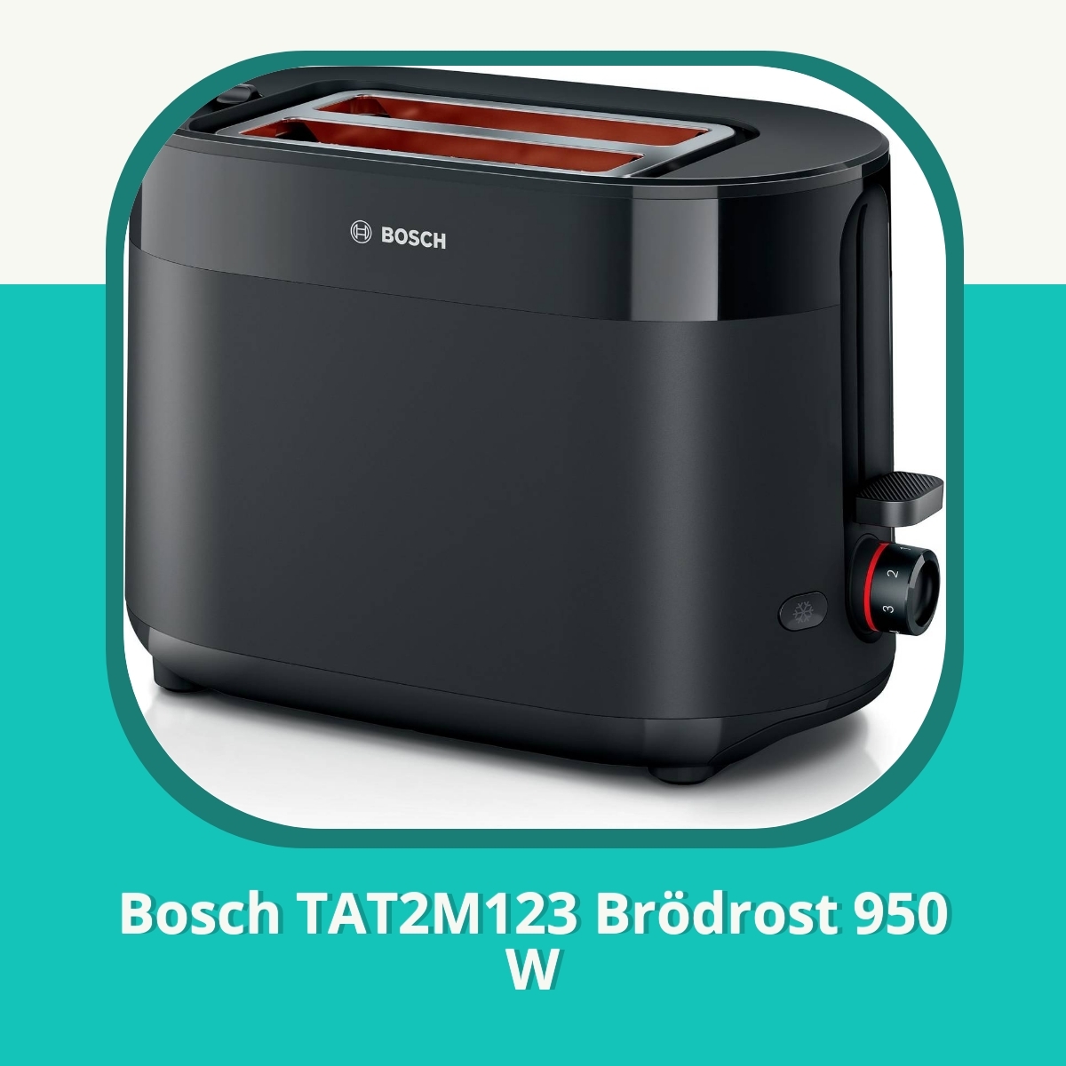 Recension Bosch TAT2M123 Brödrost 950 W