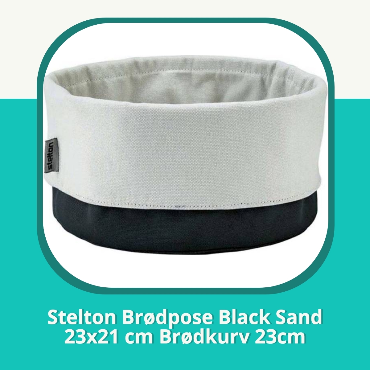 Anmeldelse af Stelton Brødpose Black Sand 23x21 cm Brødkurv 23cm